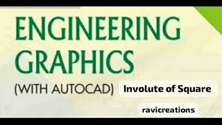 Involute of Square Engg Graphics in AutoCAD Y Ravi Kishore  Senior Assistant ProfessorYRK [upl. by Esiled]