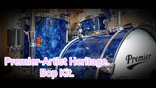 PREMIER ARTIST HERITAGE BOP KIT DRUM TEST LOW TUNNING [upl. by Arrakat]