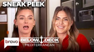 SNEAK PEAK Bri Muller Kisses Joe Bradley  Below Deck Mediterranean S9 E5  Bravo [upl. by Guilbert998]