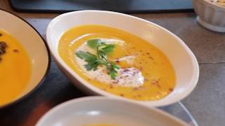 Josée di Stasio elevates soup with simple garnishes [upl. by Land336]