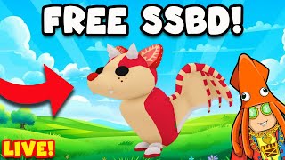 🔴 LIVE  Free Strawberry Bat Dragon In Roblox Adopt Me [upl. by Aenotna]