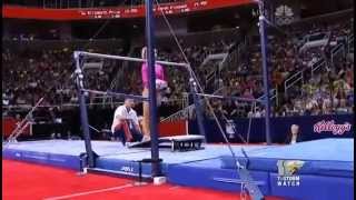 Nastia Liukin Olympic Trials 2012  Bars Day 1 [upl. by Sidra]