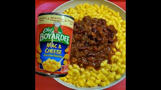 eat Canned Mac amp Cheese with Canned Chili [upl. by Ystap646]