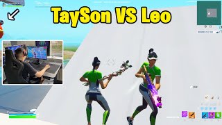 TaySon VS Falcon Leo 1v1 Buildfights with New Shotgun [upl. by Gerty]