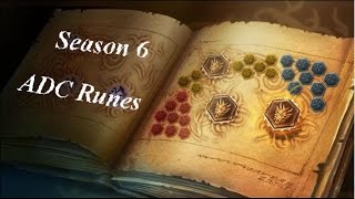 Season 6 ADC Runes by Sneaky Steelback Piglet Doublelift Deft Rekkles Bang [upl. by Bonnice938]