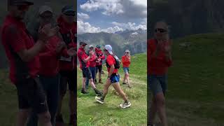 First WMTRC athletes run past ICONIC SALFEINSSEE  Trail Running World Champs Innsbruck [upl. by Accever149]