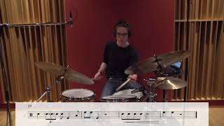 Tony Williams  Seven Steps to Heaven drum solo transcription by Alfio Laini [upl. by Atsahs]