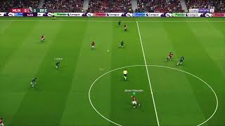 eFootball PES 2025 SEASON UPDATE Monster Patch Datapack 806  Manchester United vs Brentford [upl. by Atinat350]