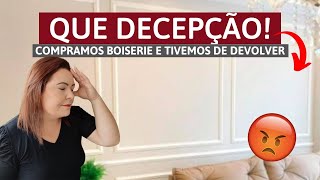 Vlog  Compramos Boiserie e devolvemos arrumei a casa e muito mais [upl. by Iives678]