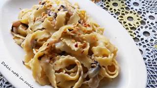 Fettuccine ricce con gorgonzola e radicchio [upl. by Clarissa400]