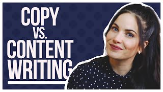 Copywriting vs Content Writing – Whats The Difference [upl. by Carlile241]