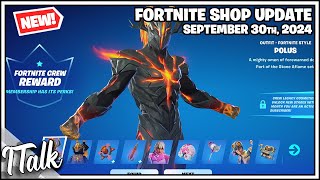 NEW POLUS SKIN amp NEW UPDATE TOMORROW Fortnite Item Shop September 30th 2024 [upl. by Llovera]