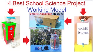 4 best school science project working model for science exhibition  simple and easy  howtofunda [upl. by Durtschi967]