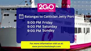 2GO Travel Batangas to Caticlan Jetty Port and Vice Versa [upl. by Dygall]