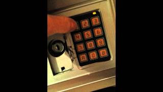 How to reset code on an electronic safe [upl. by Kassie801]