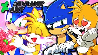 Sonic and Tails LOVE DeviantArt [upl. by Kalman358]