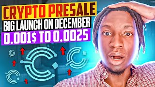 New Upcoming Crypto Presale  Big Launch On December [upl. by Boycey]