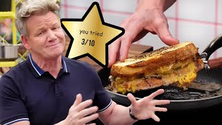 Gordon Ramsay Fails To Cook A Grilled Cheese SandwichAGAIN [upl. by Areek]