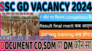 SSC GD final result date  SSC GD 2024 final result date  SSC GD final merit list date  sscgd [upl. by Hesoj]