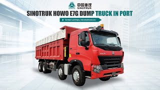 Versatile Workhorse Sinotruk Howo E7G Dump Truck Meets Diverse Transport Needs [upl. by Eilata]