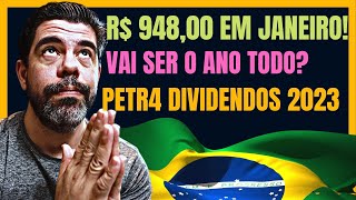 CONTINUO COMPRANDO AÇÕES DA PETROBRAS PETR4 EM 2023 A MELHOR AÇÃO DA MINHA CARTEIRA EM DIVIDENDOS [upl. by Ortensia812]