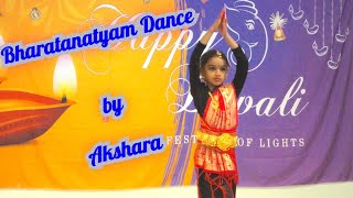 CTS Diwali Kondattam 2024 Bharatanatyam Dance by Akshara [upl. by Kevin]