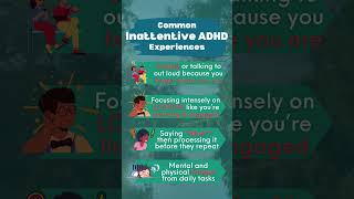 Common Inattentive ADHD Experiences [upl. by Waldner409]