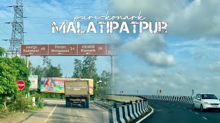 Drive to Malatipatpur in PuriKonark Road  Road trip to Toshali Sands of Malatiptpur [upl. by Ahtela700]