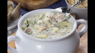 New England Clam Chowder [upl. by Atsylac]