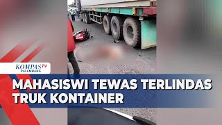 Mahasiswi Tewas Terlindas Truk Kontainer [upl. by Annayram]