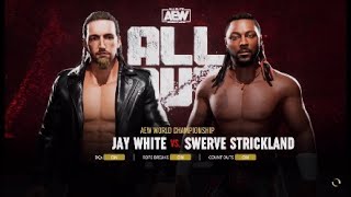 AEW Fight Forever  Jay White vs Swerve Strickland [upl. by Aiela49]