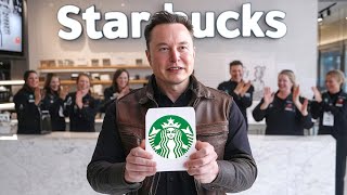 Elon Musk quotOficialmente Estou Comprando O Starbucksquot [upl. by Roots]