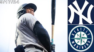 New York Yankees Highlights vs Seattle Mariners  91724 [upl. by Ylahtan]