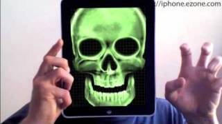 Apple iPad Demo  Skull XRay [upl. by Eintruok]