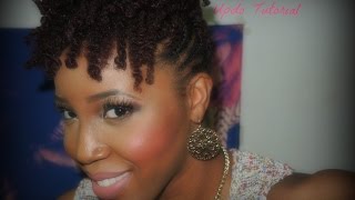 Two strand twist updo tutorial [upl. by Cosenza]