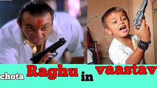 chota Raghu  vaastav movie scenes  sanjay dutt [upl. by Nailij]