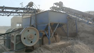 Amazing Quarry Primary Rock Crushing Machine Working  Satisfying Rock Crusher  Stone Crushing [upl. by Morlee407]