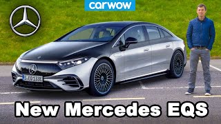 New Mercedes EQS REVIEW amp tested 060mph  is it as quick as a Tesla [upl. by Mallorie353]