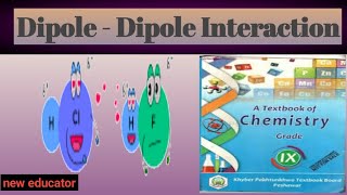 dipole dipole interaction class 9 in urdu  dipole dipole interaction chemisty [upl. by Netta]