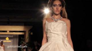 Yumi Katsura Wedding Gowns  Runway Video Spring [upl. by Nomaj]