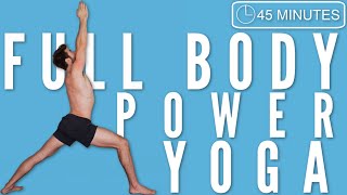 Total Body Power Yoga Workout  Yoga With Tim [upl. by Adna]