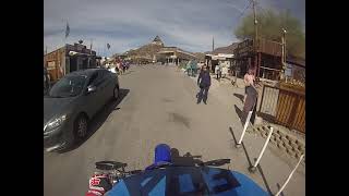 Dirt Bike ride through Oatman Ghost Town [upl. by Nnayd52]