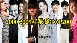 最强TOP200华语乐坛歌曲20002009年 [upl. by Marshall]