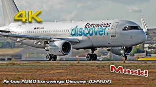 Airbus A320 Eurowings Discover DAIUV Alicante [upl. by Noit]