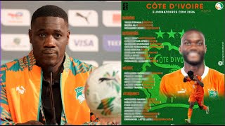 LISTE DE FAE EMMERSE COTE DIVOIRE ELIMINATOIRES COUPE DU MONDE 2026 Gabon et Kenya [upl. by Clare]