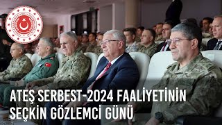 Bakan Güler ve TSK Komuta Kademesi Ateş Serbest2024 Faaliyetinin Seçkin Gözlemci Gününe Katıldı [upl. by Childers]