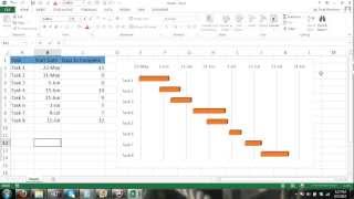 Excel Gantt Chart Tutorial  2022  How to Make a Gantt Chart in Microsoft Excel 365 [upl. by Ailsun]