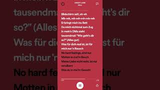 Ellice  ANGST LIEBE Lyrics [upl. by Annor]