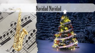 Partitura Navidad Navidad Saxofón Tenor [upl. by Niahs]