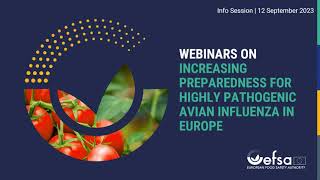 Webinars on increasing preparedness for highly pathogenic avian influenza in Europe [upl. by Aretak]